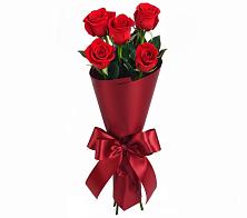 Букет 5 Красных роз Эдлесс Лав в Старобачатах