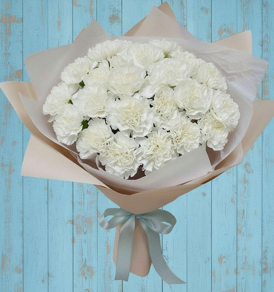 Букет цветов из: Гвоздики в Старобачатах