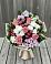 Букет цветов из: Альстромерии, Гвоздики, Розы и Хризантемы в Старобачатах