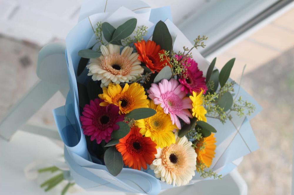 Букет цветов из: Герберы в Старобачатах