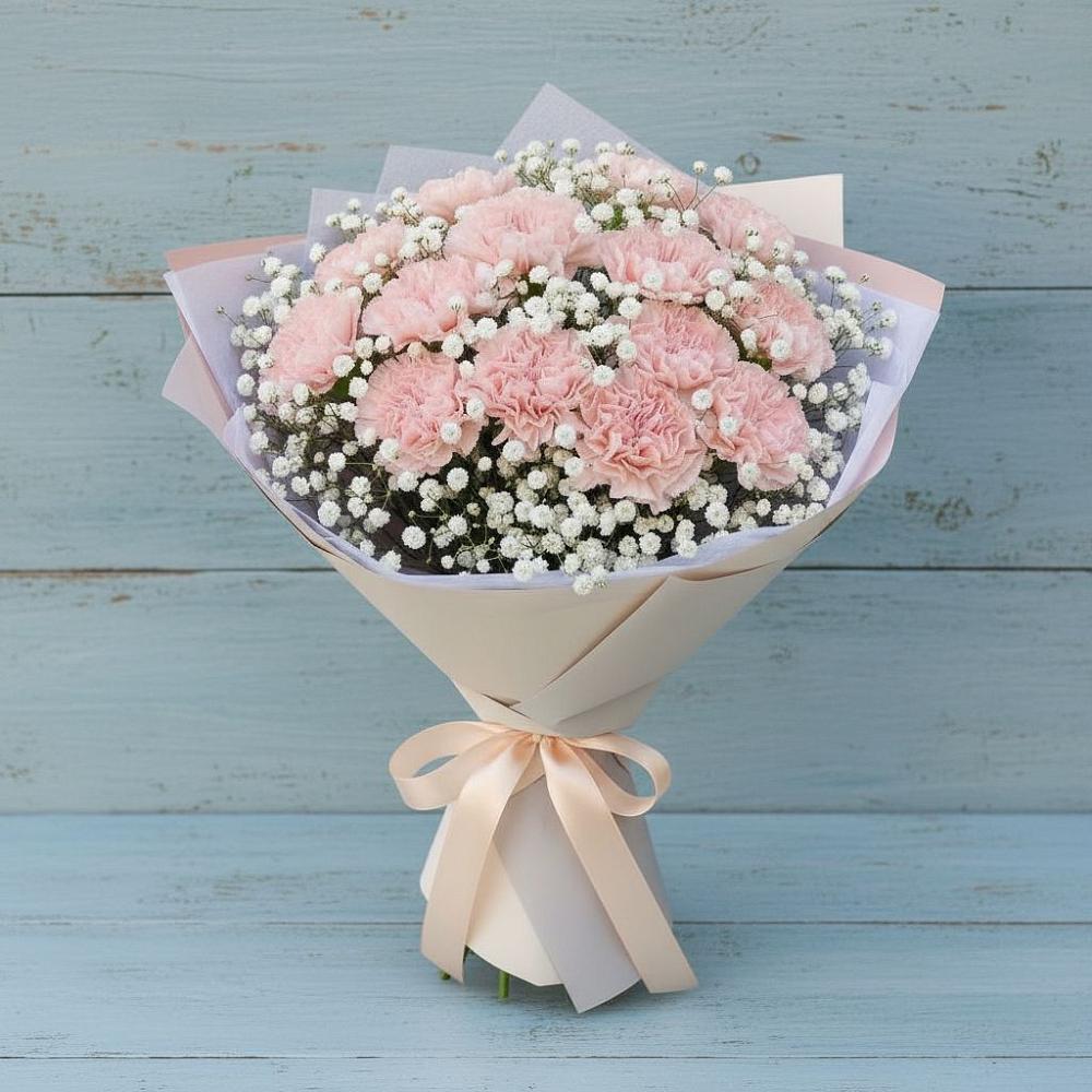 Букет цветов из: Гвоздики в Старобачатах