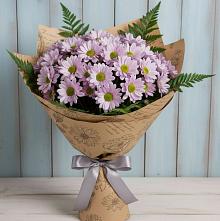 Букет цветов из:  Хризантемы в Старобачатах