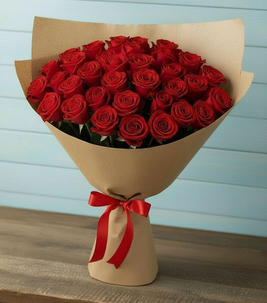 Букет Красные розы Милано в Старобачатах