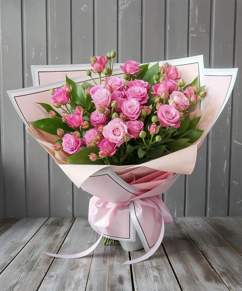 Букет Розовый кустик в Старобачатах