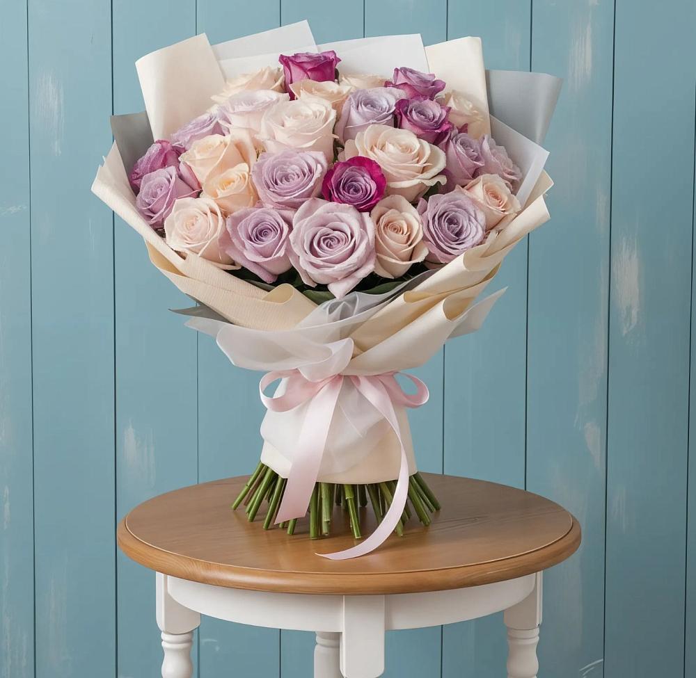 Букет цветов из: Розы в Старобачатах