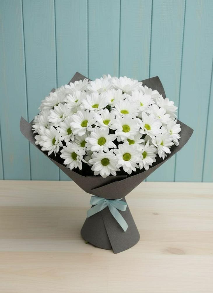 Букет цветов из: Хризантемы в Старобачатах