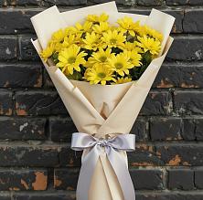 Букет цветов из:  Хризантемы в Старобачатах