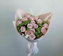 Букет цветов из:  Розы и Хризантемы в Старобачатах