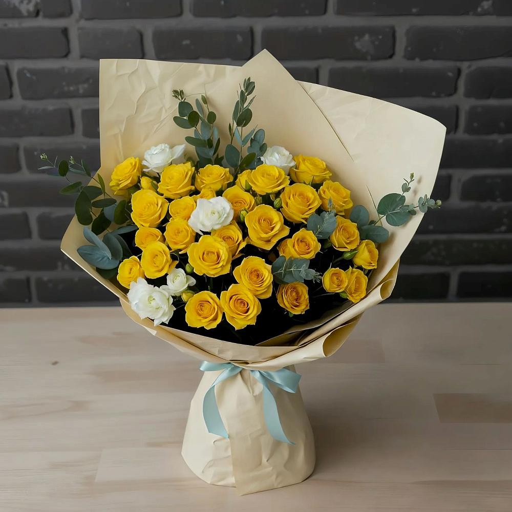 Букет цветов из: Розы в Старобачатах