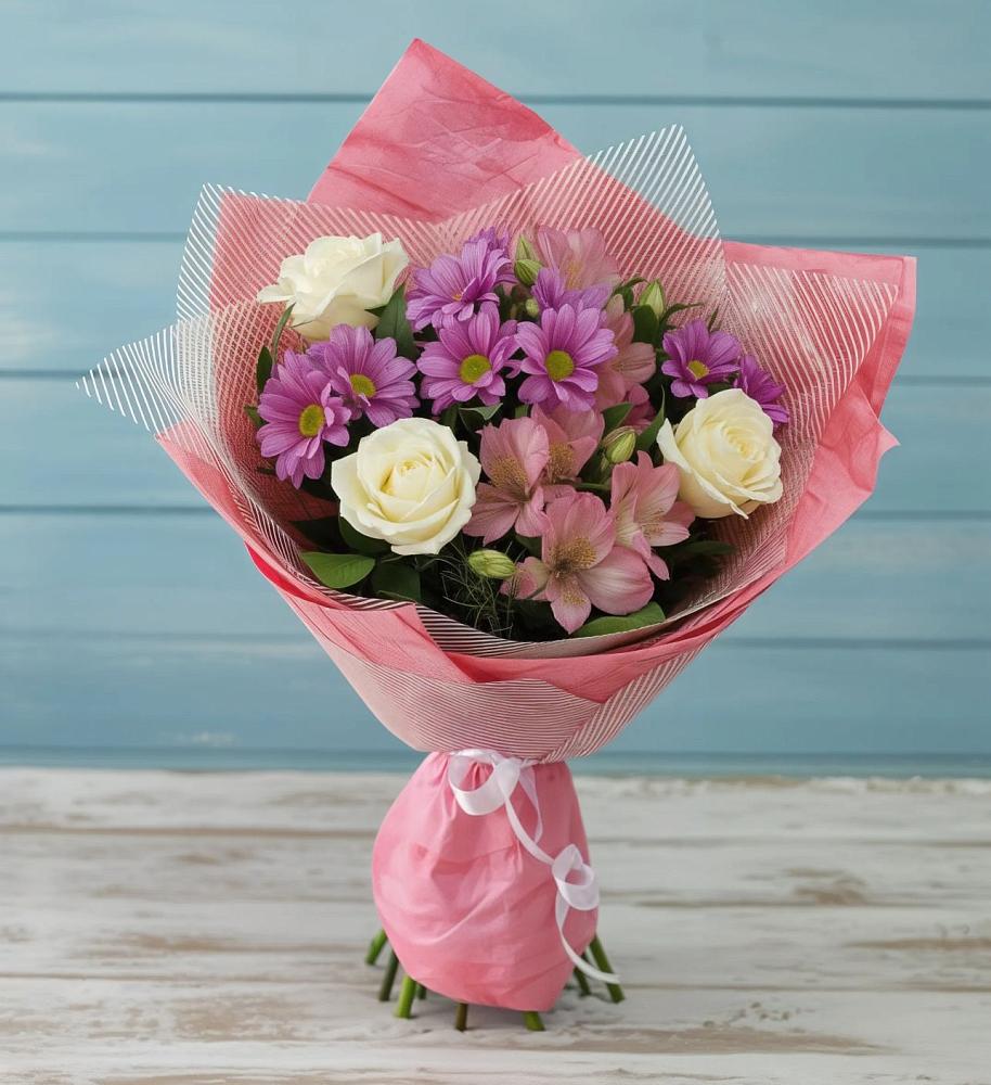 Букет цветов из: Герберы в Старобачатах