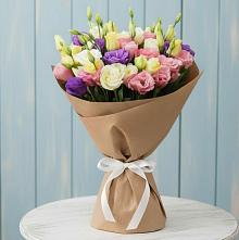 Букет цветов из:  Лизиантусы в Старобачатах