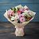 Букет цветов из: Хризантемы, Альстромерии и Розы в Старобачатах